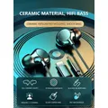 Cuffie cablate in ceramica di alta qualità Type-C/3.5mm HIFI Bass Stereo Sport Musica Auricolari con microfono per Xiaomi Huawei IPhone
