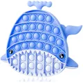 Blue Shark Boy Pop Fidget Toy whale Bubble Popping Sensory antistress Toy Fish Cool Fidget Popper