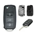 Chiave A Distanza Dell'automobile Borsette Caso Chiave per VW Caddy Eos Golf Jetta Polo Tiguan Skoda Rapid Superb Octavia Fabia Seat ibiza Leon Copertura Chiave