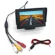 lettori video per auto Display HD da 4,3 pollici Monitor per auto pieghevole Telecamere LCD TFT
