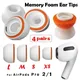 Per Apple AirPods Pro 2 1 Memory Foam Auricolari Cuscinetti auricolari in silicone Cuscinetti