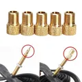 2/4PCS pompa adattatore valvola converti Presta in Schrader ruote adattatore valvola rame ugello Gas