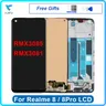 "6.4"" LCD For OPPO Realme 8 Pro RMX3081 Display For Realme 8 4G RMX3085 Touch Screen With Frame"