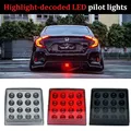 Flash Strobe F1 Style Luci pilota freno a LED per auto Luci posteriori moto Avvertimento automatico