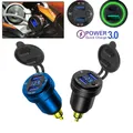 R1250GS HP Caricatore Doppio USB 12V Quick 3.0 DIN Hella Adattatore Display A LED Per BMW F800GS ADV F850GS S1000XR G650GS R1200GS K1200R