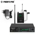 Phenyx Pro PTM-10 Stereo Wireless In Ears Monitor System ricevitore Bodypack di ritorno sul palco