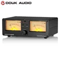 Douk Audio Dual Analog VU Meter livello sonoro DB Panel Display amplificatore a 2 vie/Switcher Box