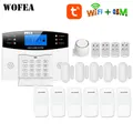 Wofea Tuya Smart life WIFI GSM sistema di allarme sicurezza domestica antifurto voce ricorda