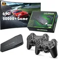 Aggiornamento Console per videogiochi retrò Console wireless 2.4G Game Stick 4k 20000 Gioco 64G Console di gioco Dendy portatile per GBA/FC/PS1/MD