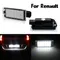 2 pz LED targa luce lampada per Renault Clio 3 4Master 2 3 Trafic 3 Megane 2 3 4 CC Twingo 2 3