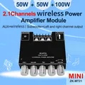 ZK-MT21 Scheda amplificatore Bluetooth a 2.1 canali 50Wx2 + 100W Scheda amplificatore stereo subwoofer HiFi C15H/C50L/C100L Scheda AMP AUX inpu
