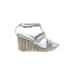 Kenneth Cole New York Wedges: Gray Shoes - Women's Size 9