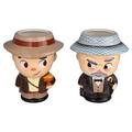 Indiana Jones Jerrod Maruyama x Geeki Tikis 18oz. Cupful of Cute Indy & Henry Figural 2-Pack Mug Gift Set