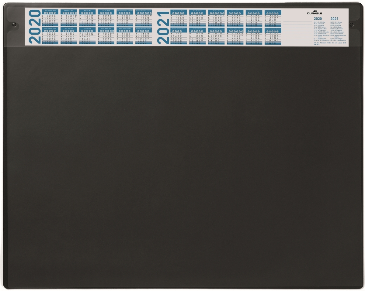 DURABLE Schreibunterlage 720501 65x52cm PVC schwarz Image