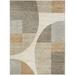 Brown/Orange 83.86 x 62.99 x 0.43 in Area Rug - Corrigan Studio® Rectangle Lizanne Area Rug, Polypropylene | 83.86 H x 62.99 W x 0.43 D in | Wayfair