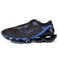 Mizuno Mens Wave Prophecy 12 Water Shoe, Black Oyster-Blue Ashes, 15