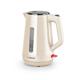 Bosch MyMoment Delight TWK1M127GB Plastic Cordless Kettle, with dual sided water gauge, 1.7 Litres, 3000W - Cream