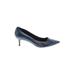 Kate Spade New York Heels: Slip On Kitten Heel Cocktail Blue Shoes - Women's Size 9 - Pointed Toe