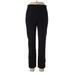 Simply Vera Vera Wang Dress Pants - High Rise Straight Leg Boyfriend: Black Bottoms - Women's Size Large