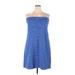 Old Navy Casual Dress - Mini Strapless Sleeveless: Blue Print Dresses - Women's Size 2X-Large