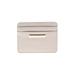 Isaac Mizrahi Leather Card Holder: Ivory Solid Bags