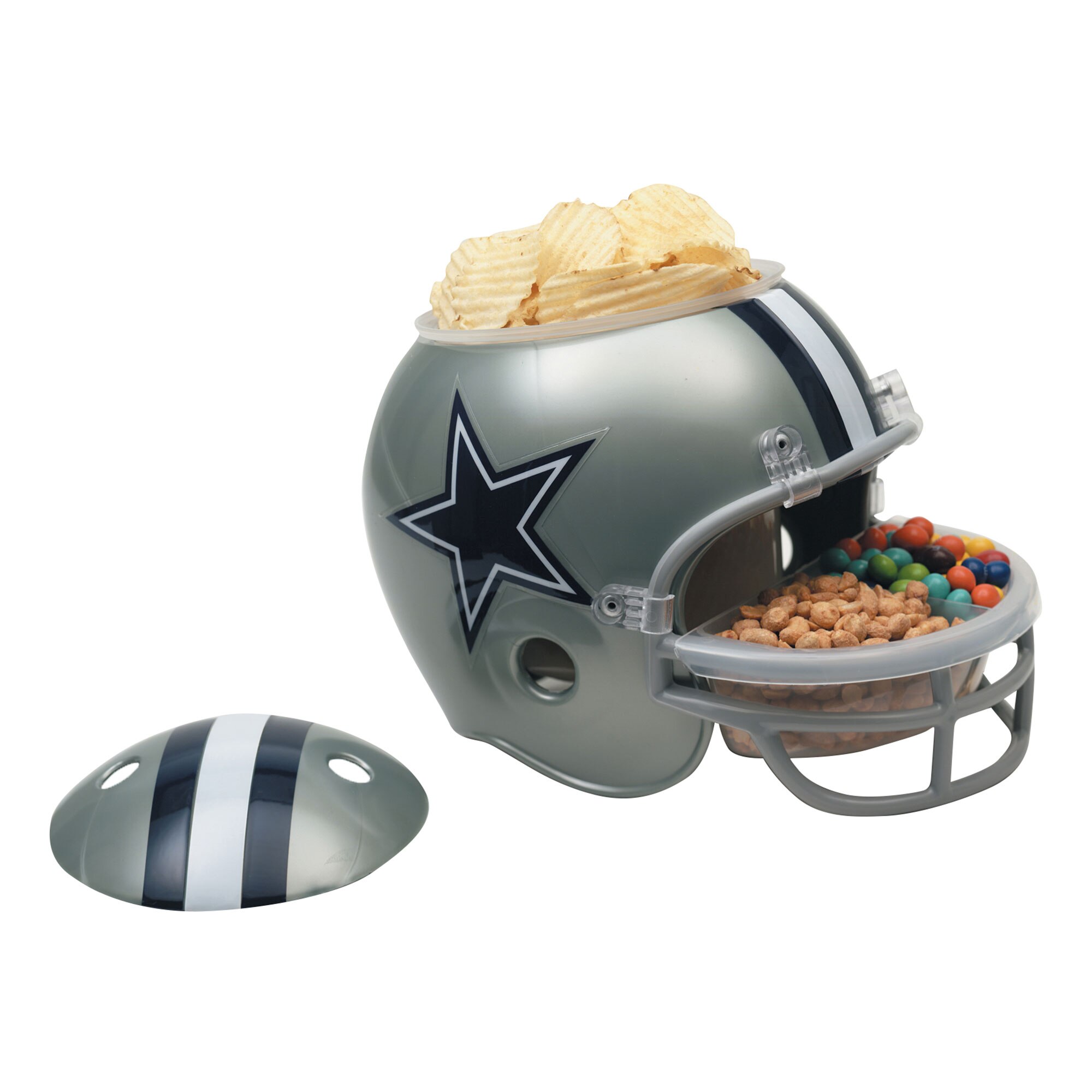 Snackhelm der Dallas Cowboys – 9,25 B x 10 H x 12 T Zoll Image