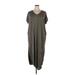 Suzanne Betro Casual Dress: Green Dresses - Women's Size 1X