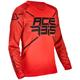 Acerbis MX J-Kid 5 Kinder Motocross Jersey, schwarz-rot, Größe S