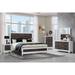 Global Furniture USA Lisbon Oak And White Full Bed