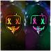 Purge Mask, 2 Pack Light up Mask LED Mask, Scary Masks with 3 Lighting Modes