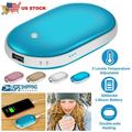 2 in 1 Rechargeable Hand Warmer 5000mAh Electric Pocket Heating Warmer Portable USB Hand Warmer/Power Bank