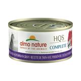 Almo Nature: HQS Complete Cat 12 Pack: Tuna Recipe With Ocean Fish & Pumpkin In Gravy - 2.47oz Cans Adult Cat Canned Wet Food Grain Free Daily Meal