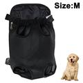 Pet Carrier Backpack Adjustable Pet Front Cat Dog Carrier Backpack Travel Bag Legs Out Easy-Fit for Traveling Hiking Camping BlackM