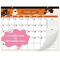 COFEST Calendars Daily Planner 2023-2024Academic Year Desk Calendar-14.5*11Inch Large Monthly Organizer Pad (October 2023 To December 2024) Desk Plotter Multicolor