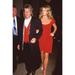 Rod Stewart In Pinstripe Trench Coat With Rachel Hunter In Red Dress At Big Sisters Guild Photo Print (16 x 20) - Item # CPA3882