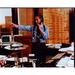 Michael Douglas In Blue Top And Suspenders On Set Of Wall Street Photo Print (16 x 20) - Item # MVM00164