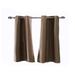 Dtydtpe Curtains Curtains & Drapes 2Pc Insulated Foam Lined Heavy Thick Grommet Window Curtain Panels