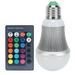 5W E27 RGB LED Lamp Remote Control RGBW Color Changing Bulb for KTV Bar Club 85-265V