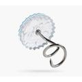 Clear Twist Pins Heads Twisty Pin with Plastic Contain Box for Upholstery Slipcovers and Bedskirts (60 Pieces Normal)