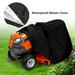 Lawn Tractor Mower Cover Waterproof Ultraviolet-Proof And Waterproof Outdoor Riding Mower Cover Riding Mower Cover 54.6 X 25.74 X 35.49in
