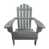 Best Outdoor or indoor Wood Adirondack chair foldable grey