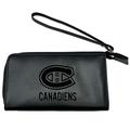 Black Montreal Canadiens Cell Phone Wristlet Wallet