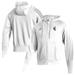 Men's adidas White Wyoming Cowboys Sideline Fashion Full-Zip Pullover Hoodie