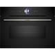 Bosch Series 8 Home Connect Ecoclean Touch Control Plus Compact Oven with Microwave Black 45cm - CMG7361B1B