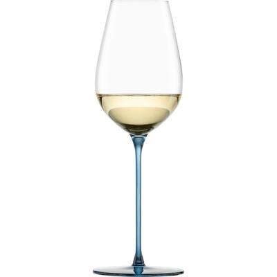 Champagnerglas EISCH GERMANY "INSPIRE SENSISPLUS", blau, H:24,2cm Ø:7,9cm, Kristallglas, Trinkgefäße, die Veredelung der Stiele erfolgt in Handarbeit, 400 ml, 2-teilig Image