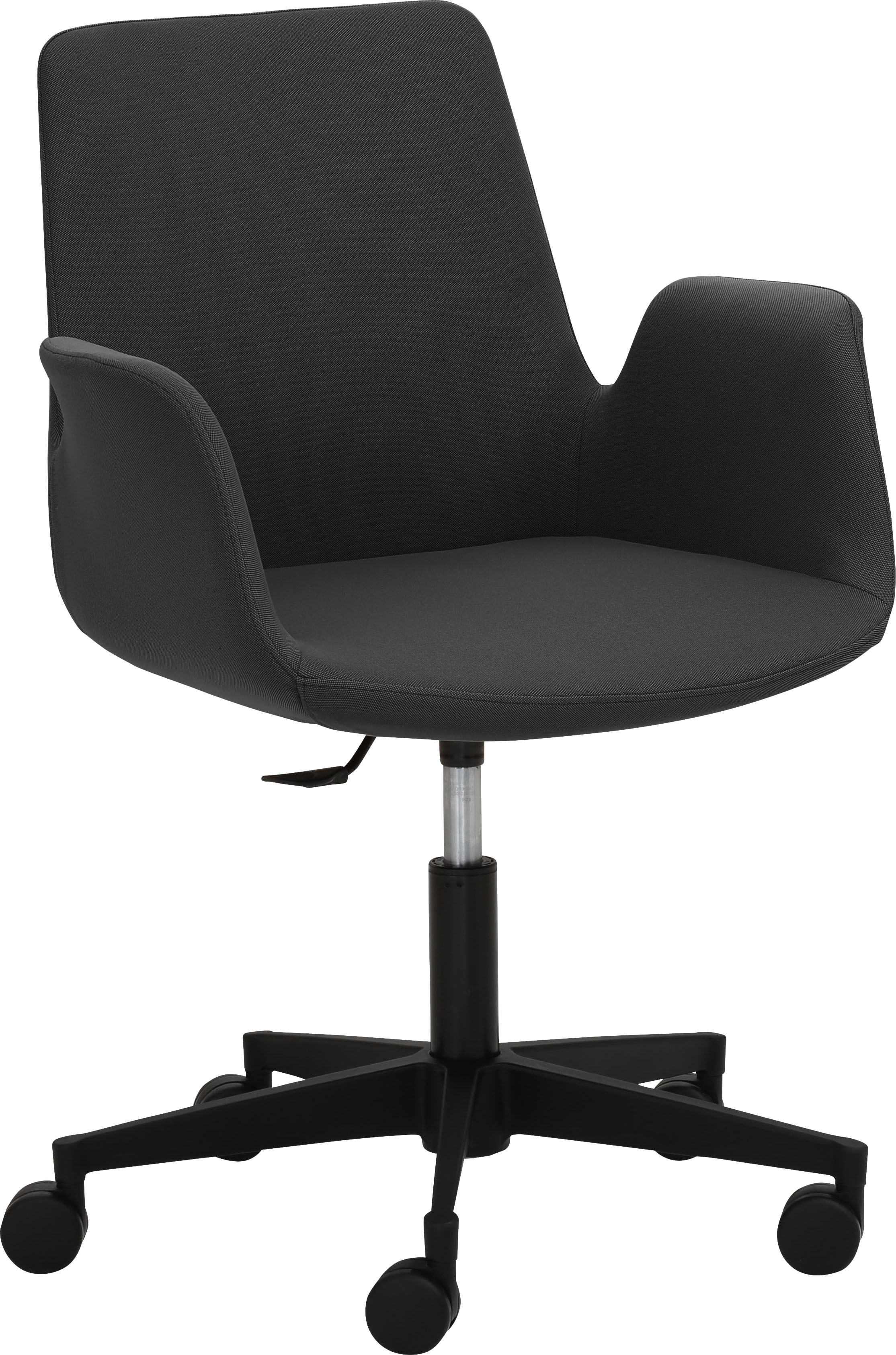 Bürostuhl MAYER SITZMÖBEL "Sessel myHELIOS", schwarz (schwarz, schwarz), B:65cm H:82cm, Stühle, Bürostuhl