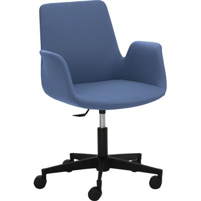 Bürostuhl MAYER SITZMÖBEL "Sessel myHELIOS", blau (blau, schwarz), B:65cm H:82cm, Stühle Image