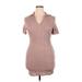 Liberty Love Casual Dress: Tan Dresses - Women's Size X-Large