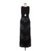 Fame And Partners Cocktail Dress: Black Dresses - Women's Size 6