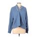 Gap Pullover Hoodie: Blue Tops - Women's Size Large